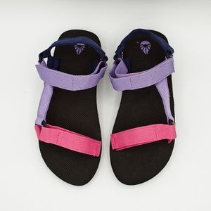 NEW O'Rageous Colorblock Sport Sandal | Girls size 4D | Pink/Purple/Navy